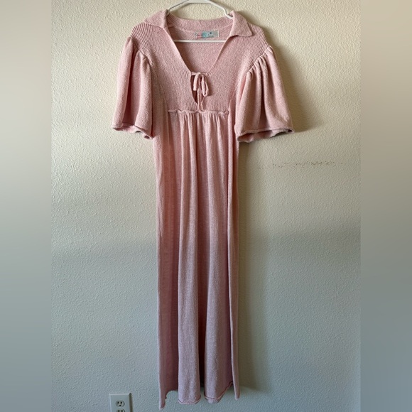 Free People Dresses & Skirts - NWOT FREE PEOPLE BEACH Flutter Sleeve cottage core Cover Up Maxi summer dress